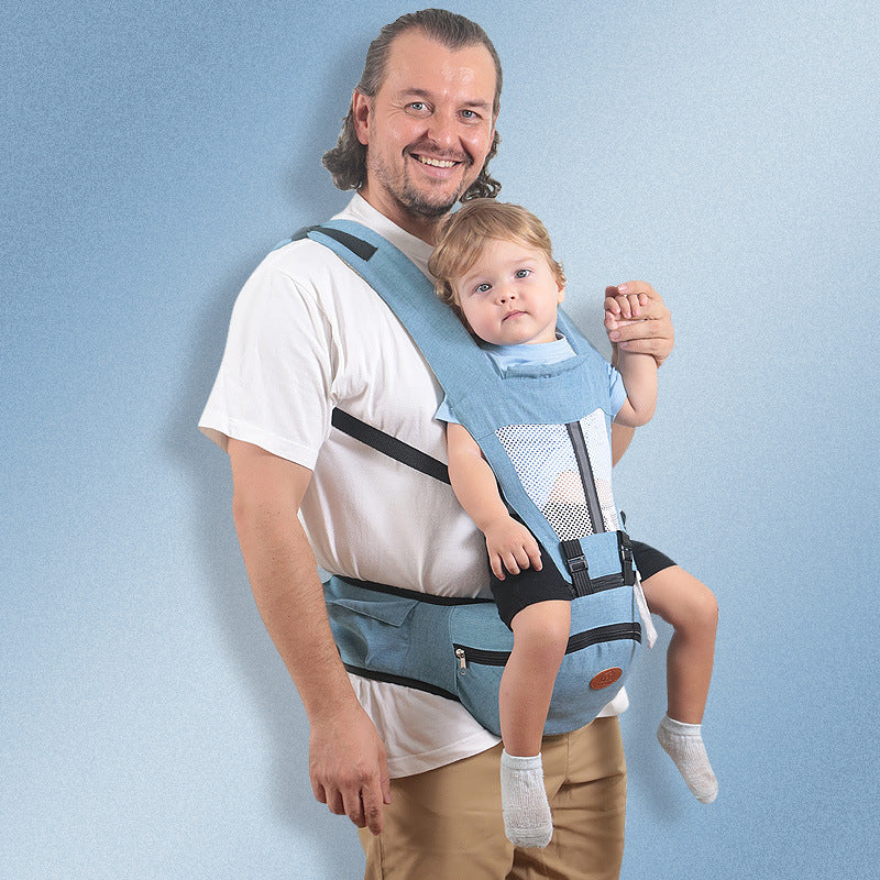Adjustable Baby Carrier with Hip Seat